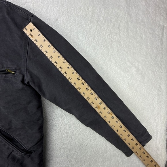 Carhartt Sierra Jacket Sherpa Lined Mens Medium J141 029 Shadow Gray - Picture 7 of 15